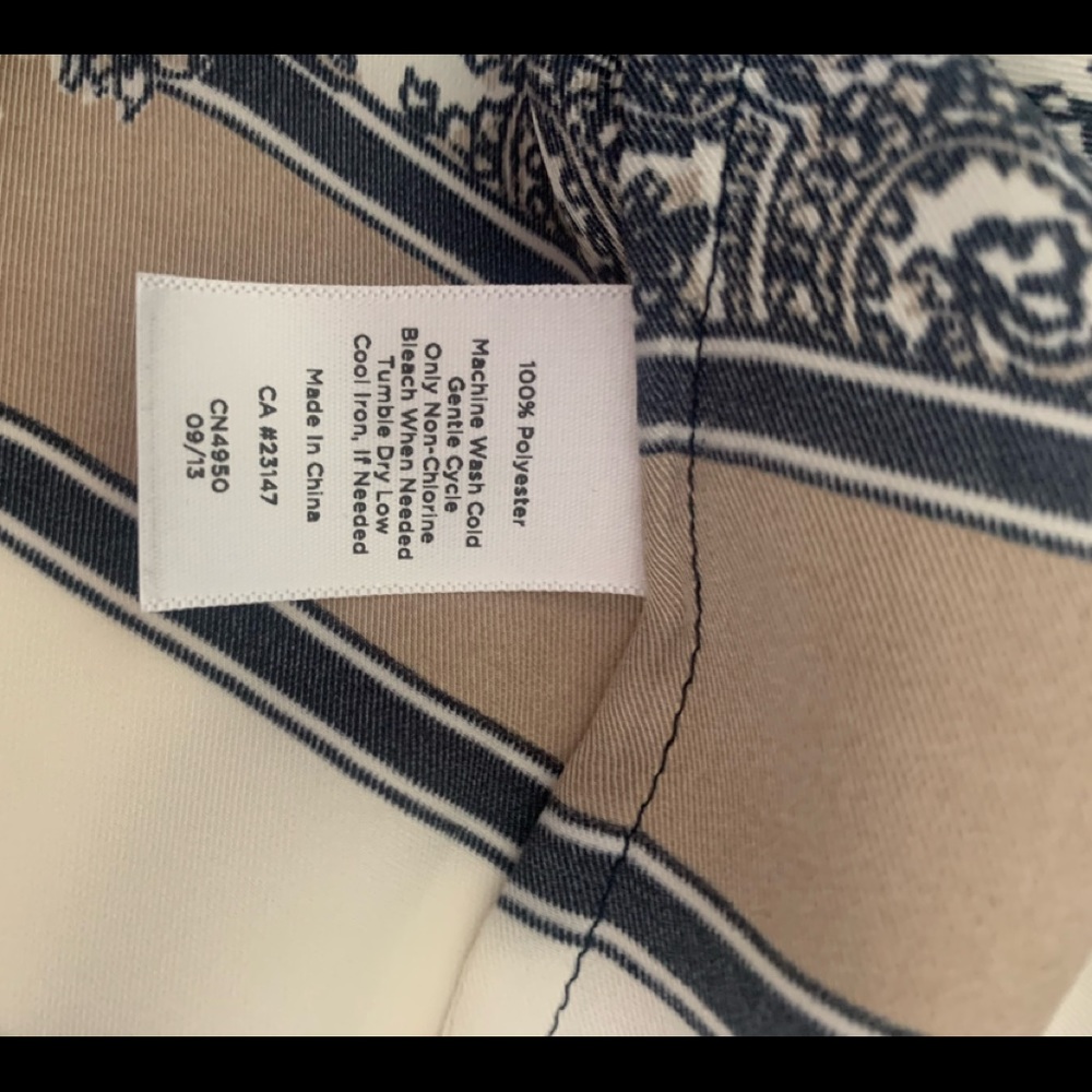 Talbots Paisley Blouse